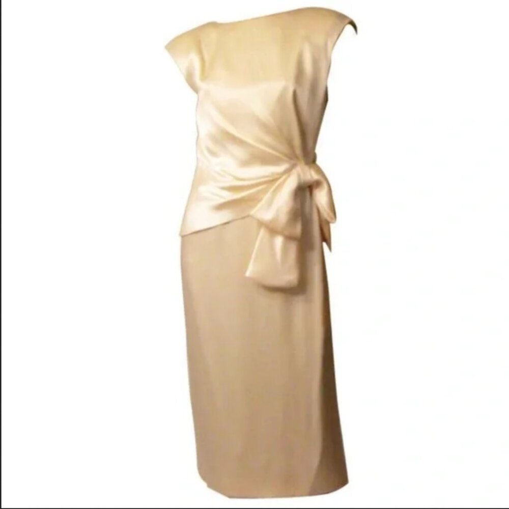 Giorgio of Beverly Hills Charmeuse Cocktail Vintage Dress
